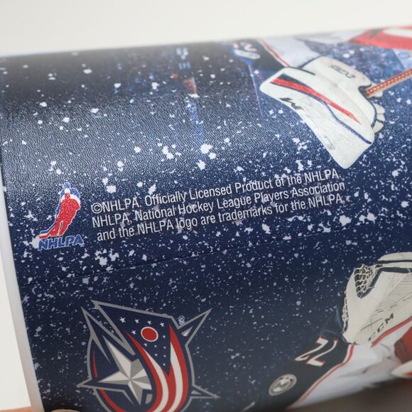 Vintage NHL Columbus Blue Jackets Plastic Tumbler Cup #72 Sergei Bobrovsky - Picture 7 of 8